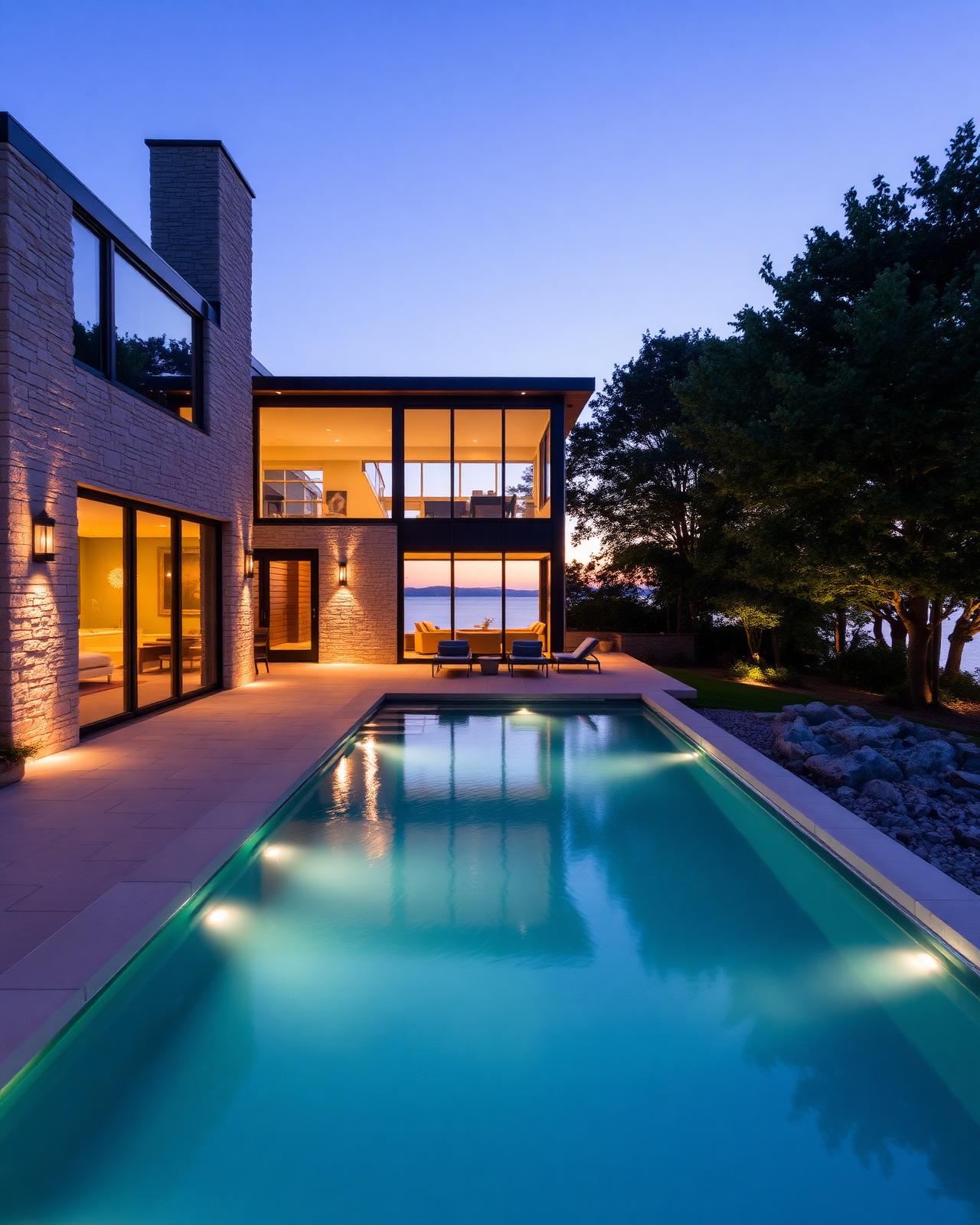 Modern Waterfront Estate in Westport, CT